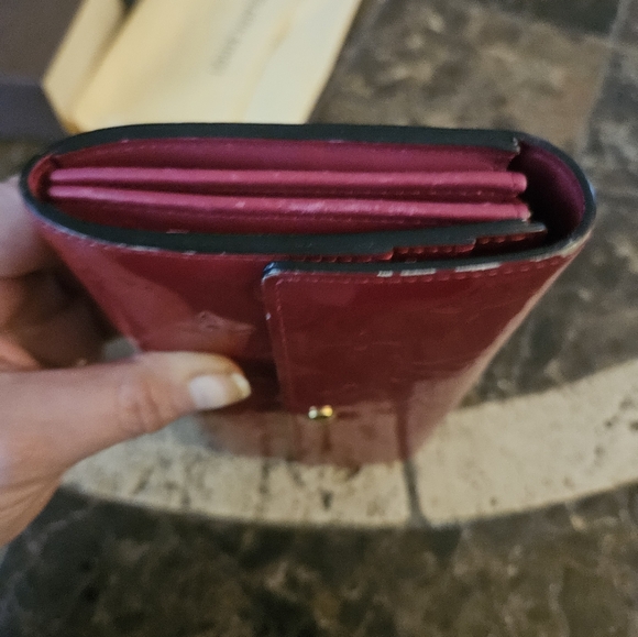 Louis Vuitton Vintage Red Sarah vernis wallet with box and dustbag - Picture 6 of 13